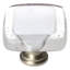 Poignée carrée blanche en verre 1 1 "-9467234-9467230