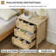 55.1cm W Solid Wood Bedside Table