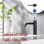 Robinet pour salle de bain à poignée simple à un trou, robinet de meuble-lavabo moderne, robinet de lavabo en acier inoxydable 304 Summerain-113147038