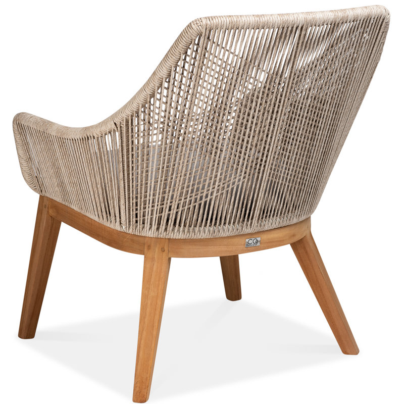 Dalton Outdoor Teak Lounge Chair