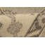 Tapis floral beige fait à la main 7 pi 11 po x 9 pi 9 po Floral