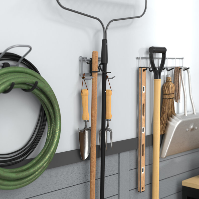 Heavy Duty 2-Handle Garage Tool Hook