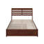 Lit plateforme en bois massif Lamareon avec pied de lit et lit gigogne-1852938154-1852938153