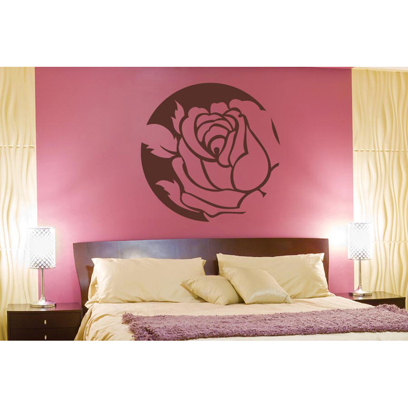 Plants & Flowers Non-Wall Damaging Wall Decal, Brown