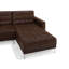 Petersburg 4 Seater Faux Leather Sofa Bed