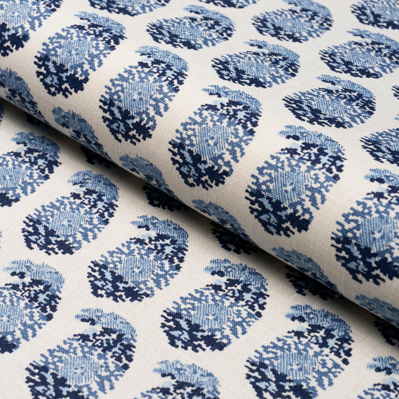 Tissu éponge Schumacher X Rita, Bleu / marine