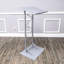Podium simple 25 po pour plancher, acier - argent