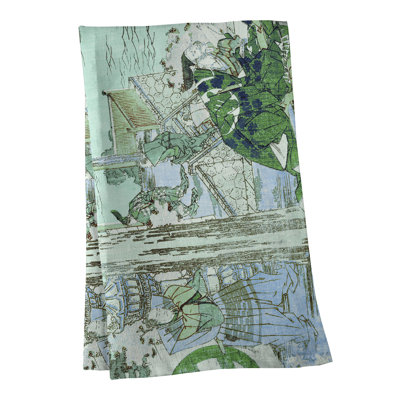 Serviette de thé japonaise courtesan