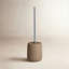 Sono 15.37" Ceramic Toilet Brush and Holder-1389626407