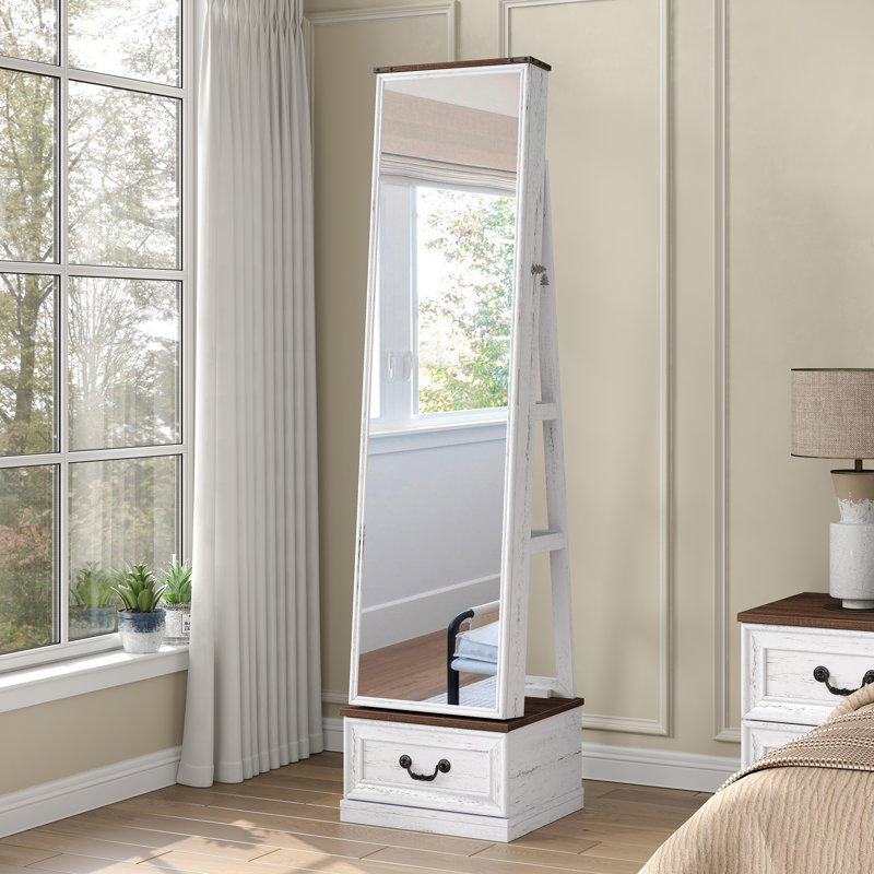 Freestanding Jewellery Armoire with Drawer
