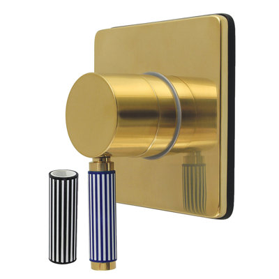 Kingston Brass Verona Single-Handle Three-Way Diverter Valve With Square Trim Kit
