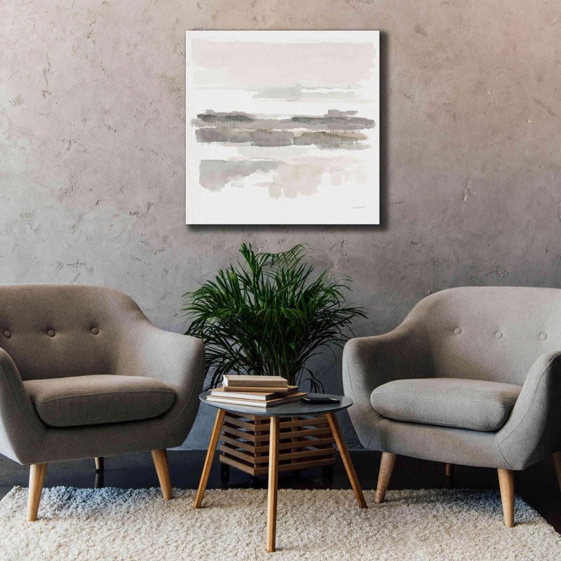  «Neutral Wetlands Crop» par Mike Schick, estampe numérique sur toile, 37 po x 37 po