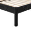 Structure de lit en bois massif Ardin avec tête de lit tapissier crème-677546132-702505938