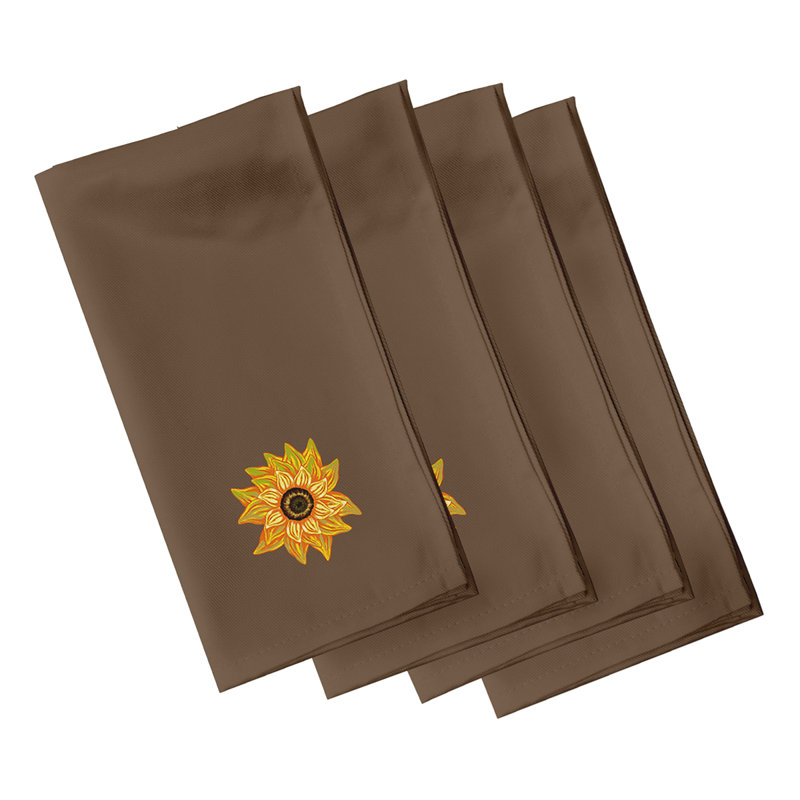 Leonaldo El Girasol Feliz Napkins, Brown