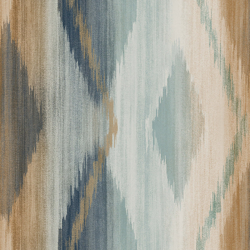 Geometric Wallpaper Double Roll, Orange