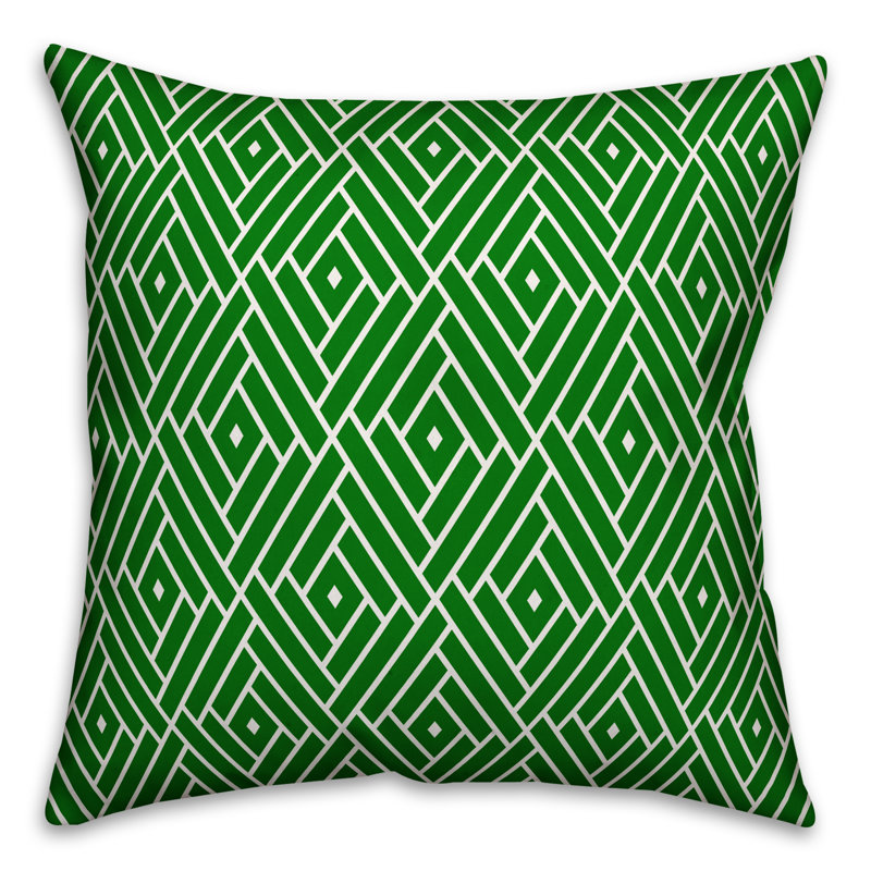Geometric Reversible Throw Pillow