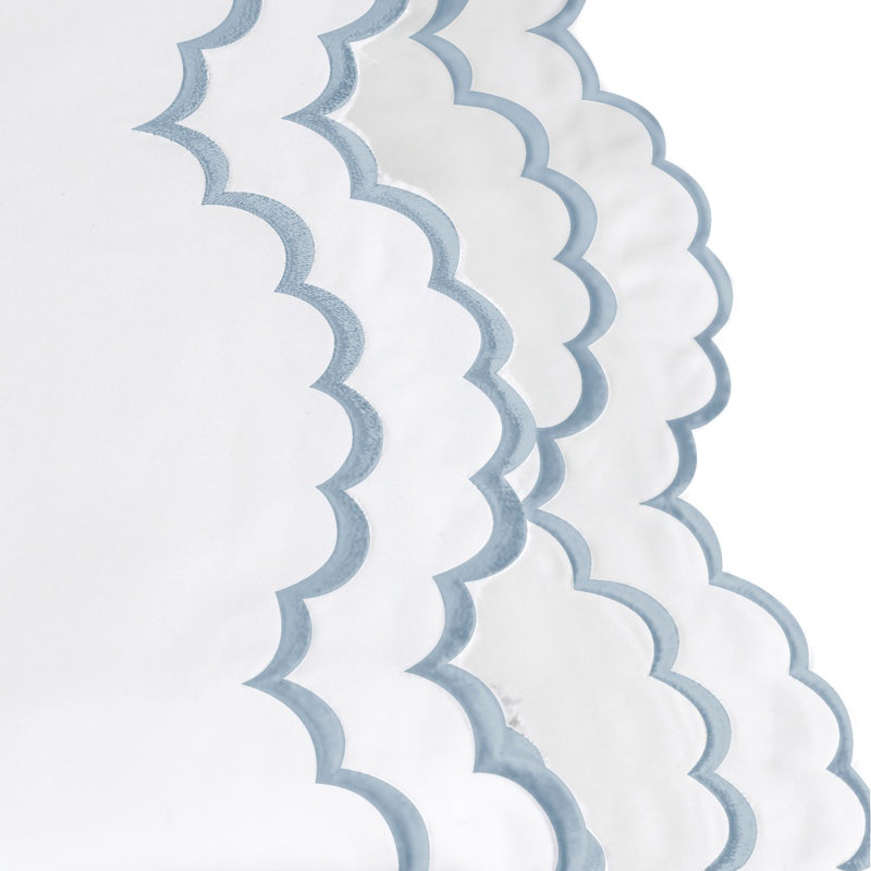 Bara Sheet Set, Blue/White, Full Sheet Set with 2 Pillowcases