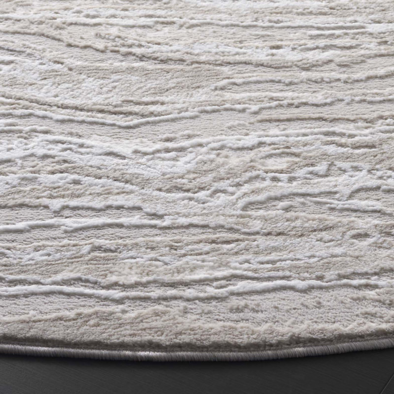 Tapis Earby Performance Abstract, Rond 6 pi 7 po