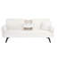 Console blanche en velours côtelé: conception fonctionnelle, matériaux, porte-gobelet, accoudoirs doux au toucher, structure, avantage-722599101
