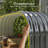 Outsunny Galvanized Steel Wood Shed Firewood Storage Rack