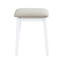 Ensemble de coiffeuse avec miroir, tiroirs de rangement et tabouret assorti, meubles de chambre à coucher, blanc-2038669559