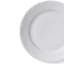 White Fluted Full Lace Dessert Plate 7.48"