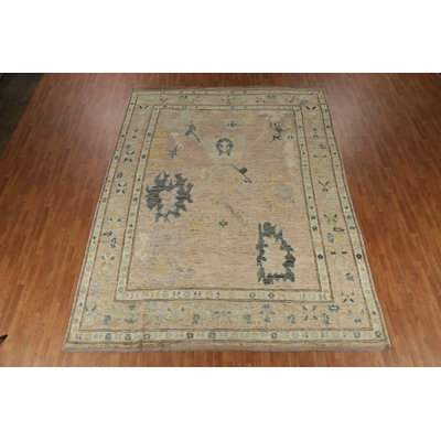 Vegetable Dye Oushak Turkish Area Rug 10x13