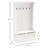 38" 3-In-1 Entryway Hall Tree With Storage Bench, Coat Rack With Four Hooks And Shoe Storage