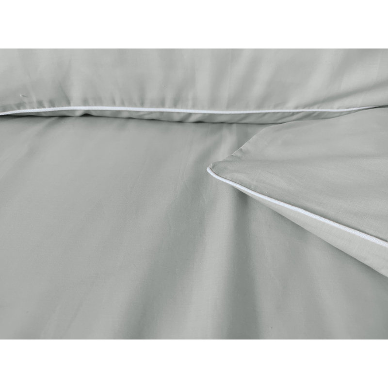 No Pattern Duvet Cover Set with Pillowcases, King Duvet Cover + 2 Pillowcases