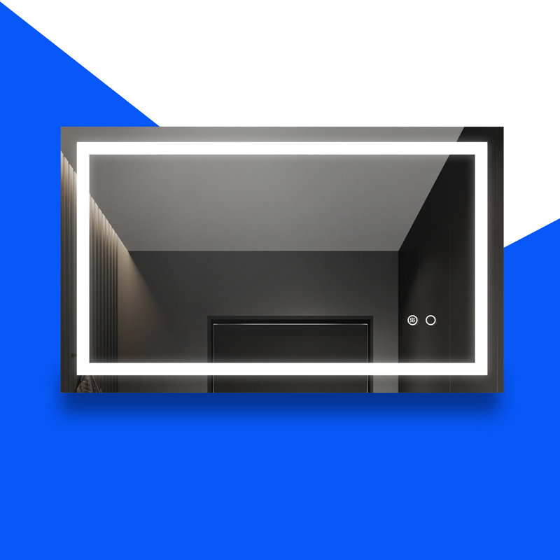 Burghardt Flat Wall Mirror, 24" x 40"