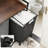 3-Section Rolling Laundry Sorter With Removable Bags And Storage Shelf, Heavy-Duty Metal Frame With Locking Wheels For Home Organization