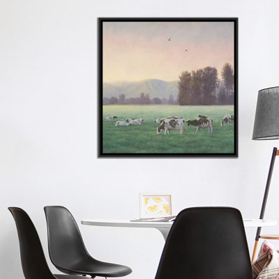 « farm life v », reproduction sur toile