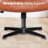 Taneha Wide Seat Armless Criss Cross Legged Office Desk Chair-106361499