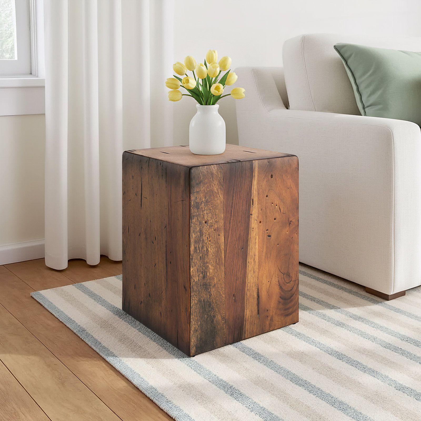 Mullane Solid Wood End Table