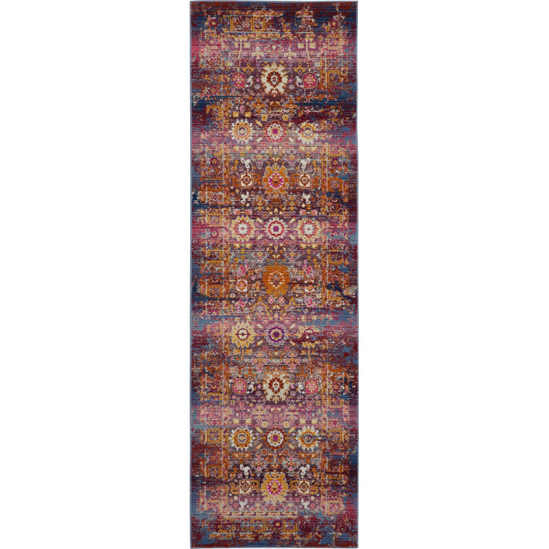 Holsworthy Oriental Area Rug, Runner 0.71 x 2.30cm