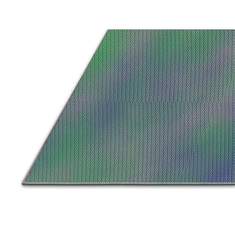 Vert Tapis décoratif, Rectangle 5 pi x 7 pi