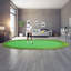 Grand tapis de golf ovale ovale vert de pratique de golf pour l'intérieur et l'extérieur