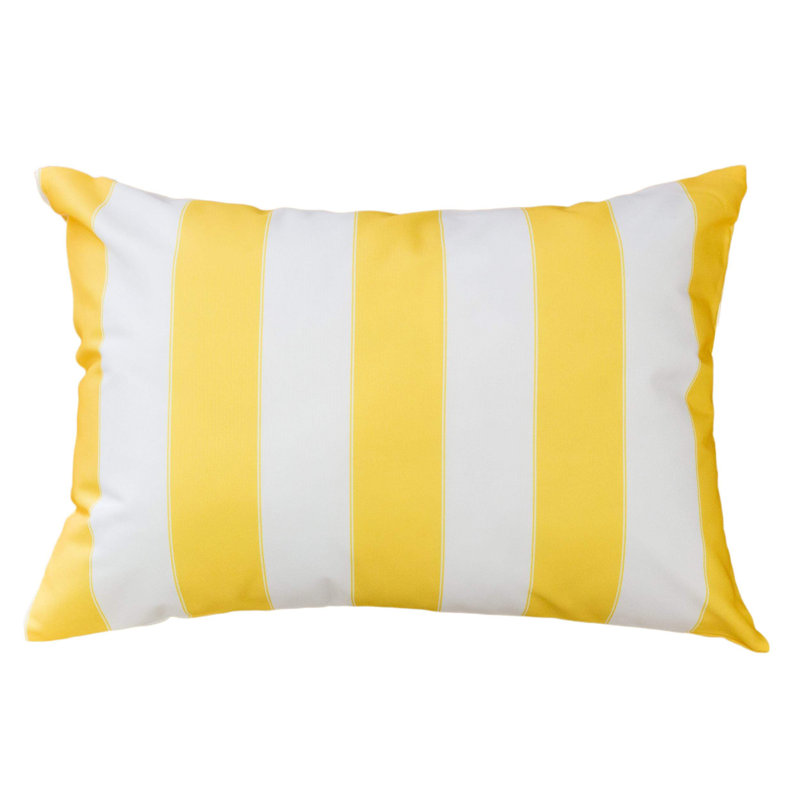 Coussin Horizon, Rectangle H 14 po x l 20 po, Jaune