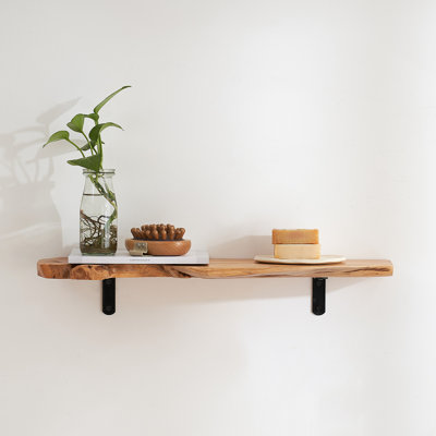 Irregular Wood Floating Shelf