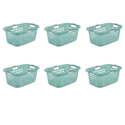 Grand panier à linge Sterilite 2 Bushel Ultra, poignées confortables pour faciliter le transport des vêtements