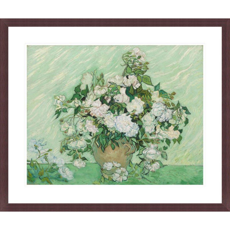 Roses by Vincent van Gogh -Framed Giclee Print, 23.5" H x 27.96" W