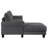 Grey Loose Back Sectional Sofa