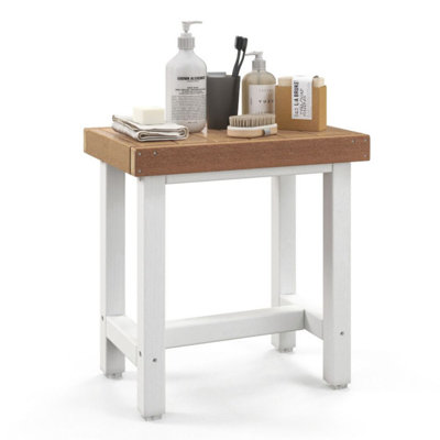 Ghassan 18'' W Manufactured Wood Shower Bench