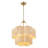 6-Light Scalloped Rattan Drum Chandelier-555301173
