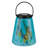 Murano Handcrafted Glass and Metal Solar Powered Decorative Outdoor Lantern-125844719