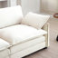 Velours côtelé beige doux, alliant mode et rétro pour le salon et le bureau, espace de jeu confortable et relaxant