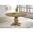 Ingvarda Round Pedestal Dining Table Rustic Smoke