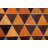 Cowhide Patchwork Orange Rug 5'11" x 5'11"