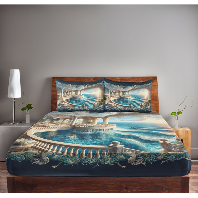 Drap-housse et taie décorative Ambesonne, Double