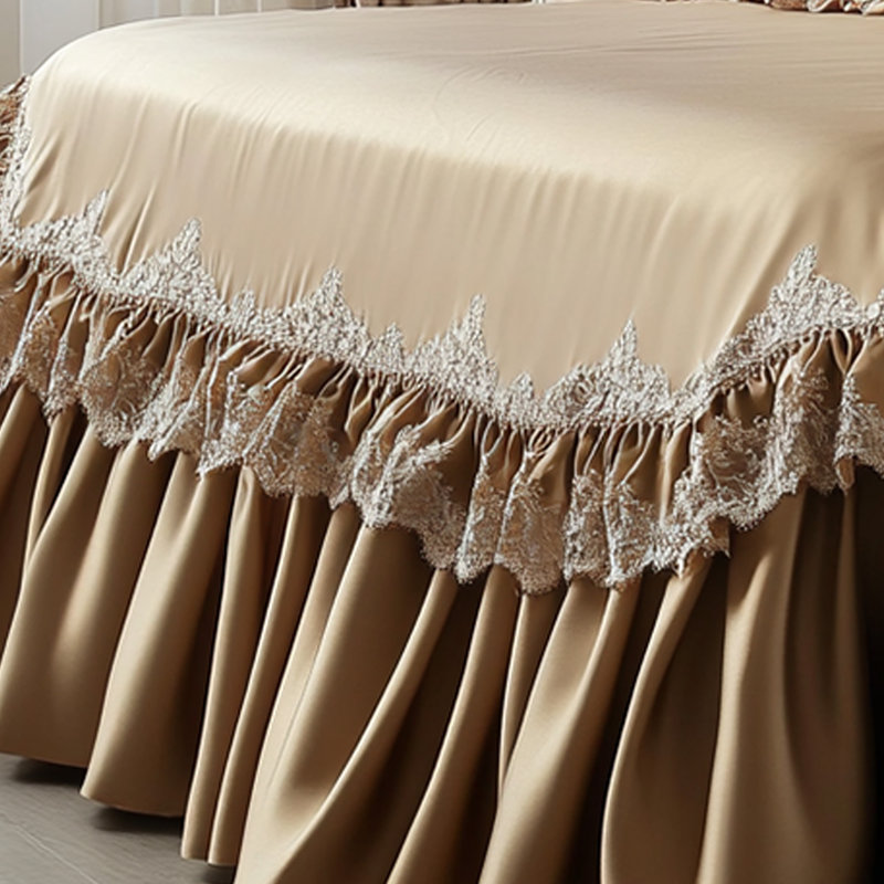 Luxury Lace Bed Skirt